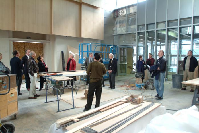 Tour of City Hall during Construction