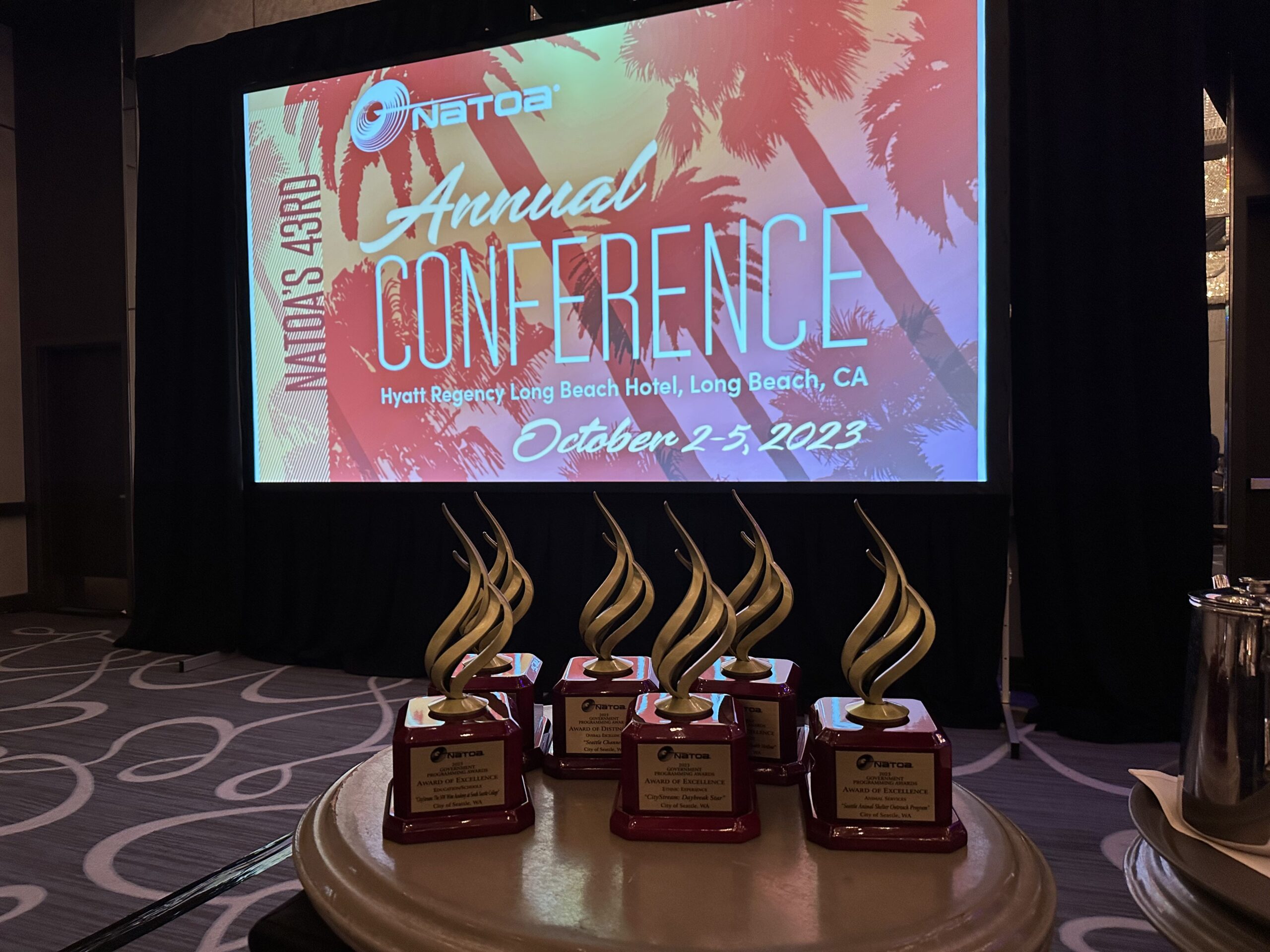 Six NATOA awards in Long Beach, Calif.