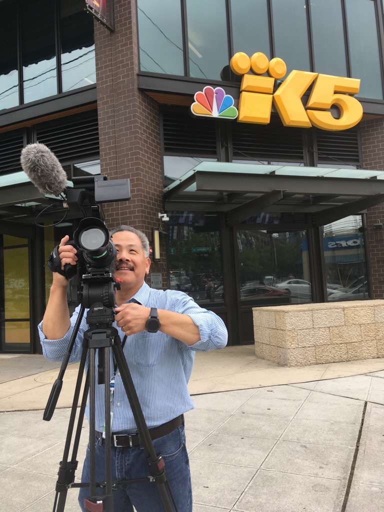 Norm Ohashi worked for more than 25 years at Seattle’s NBC affiliate, KING 5. He wore many hats at the station, producing documentaries and eventually serving as executive producer. Photo: Seattle Channel